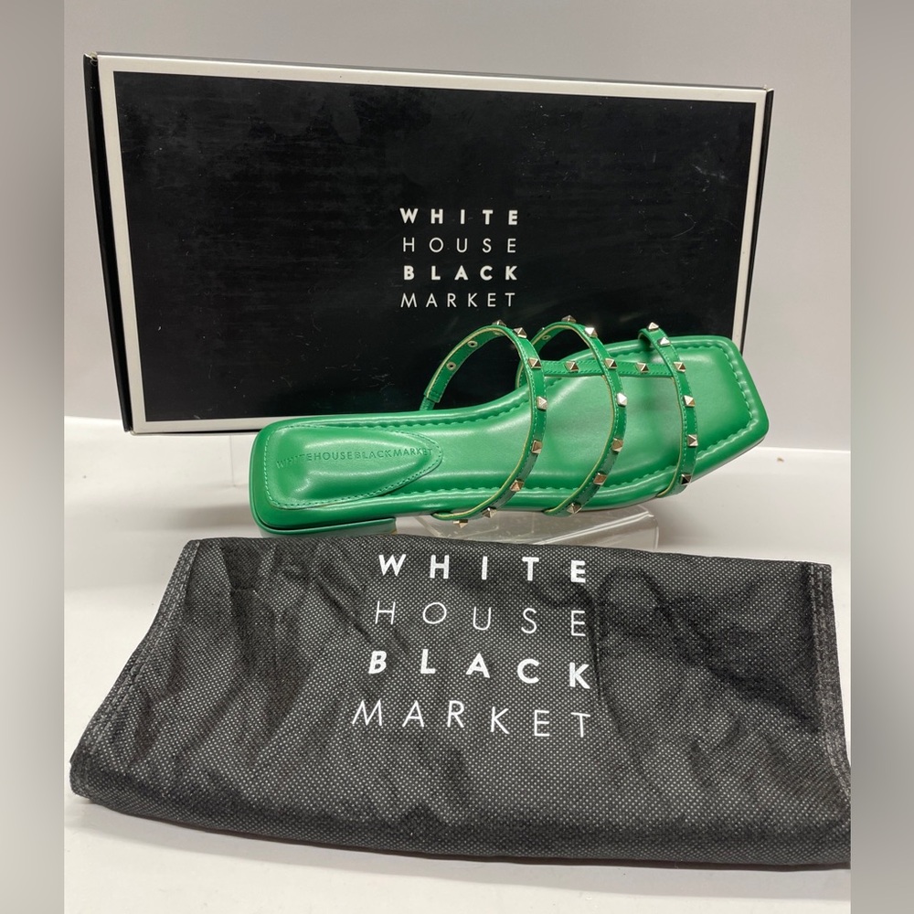 Brand New White House Black Market Flats Brooklyn Studded Flat Amazon Size 6.5